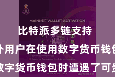比特派多链支持 很多国外用户在使用数字货币钱包时遭遇了可贵